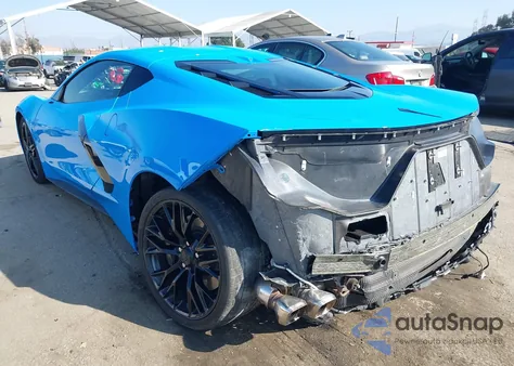 2021 Chevrolet Corvette Stingray Rwd 2Lt из США, поврежденный, VIN 1G1YB2D44M5101758
